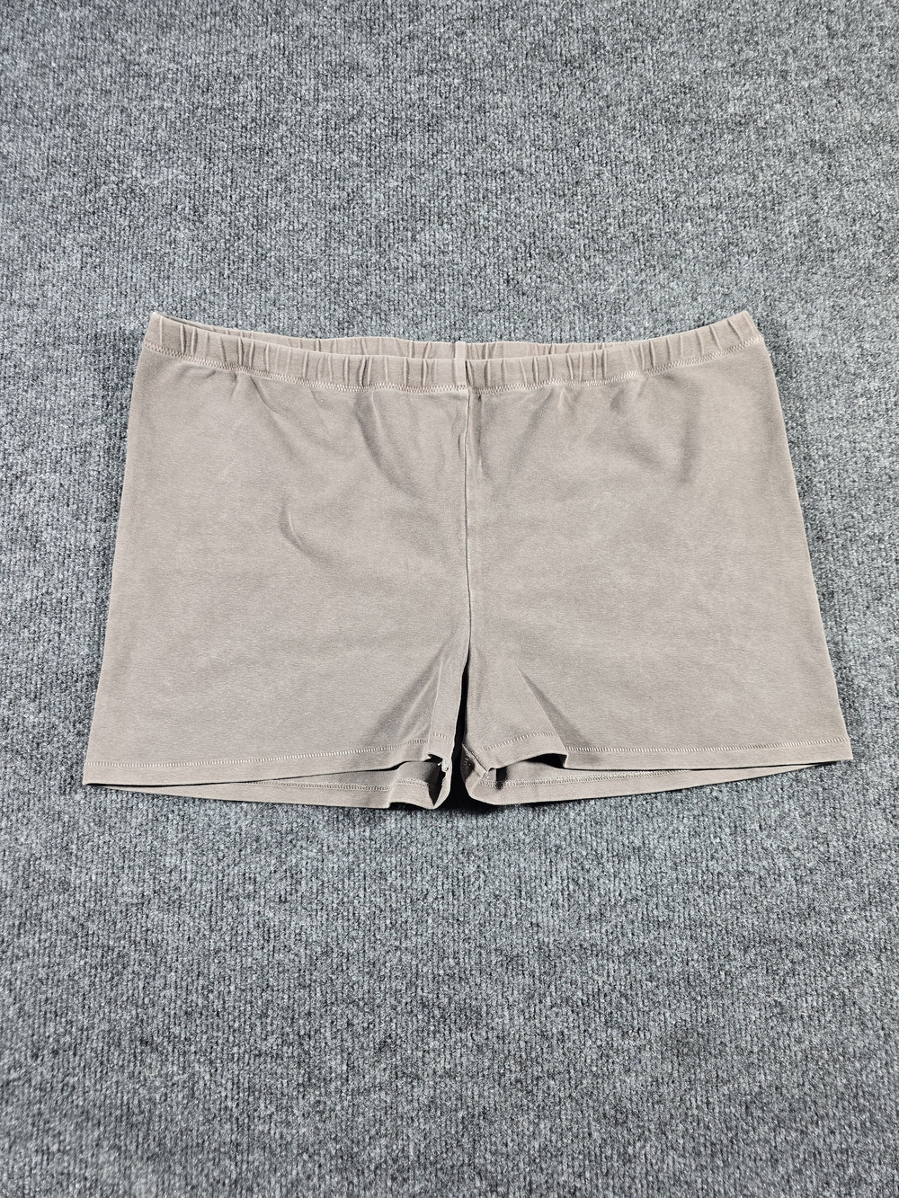 Skims Cotton Everyday Shorts Light Brown Size 3X Stretch Lounge Biker Shorts